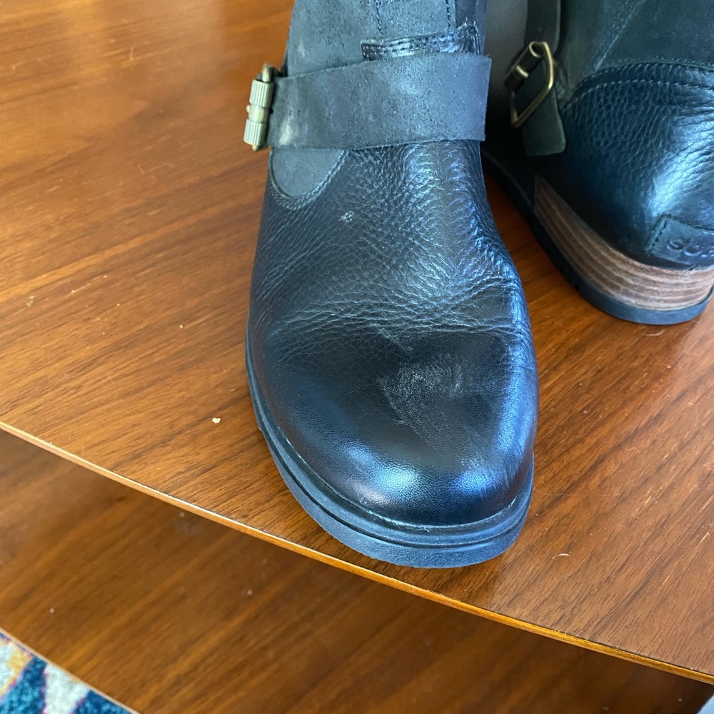 Sorel Booties with Plaid Lining